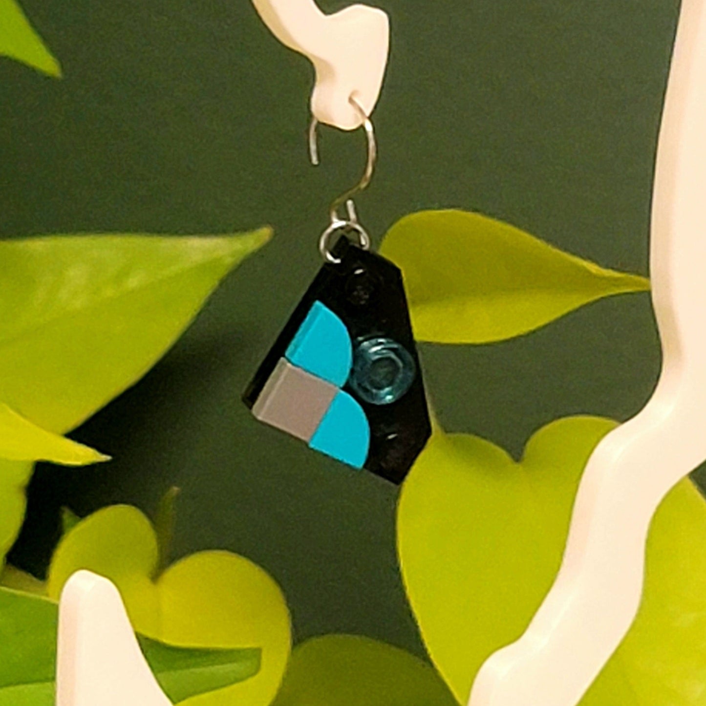 Mid-Mod Brick Earrings