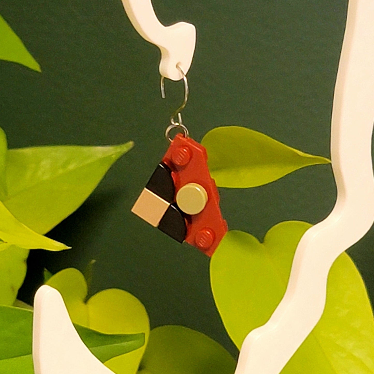 Mid-Mod Brick Earrings