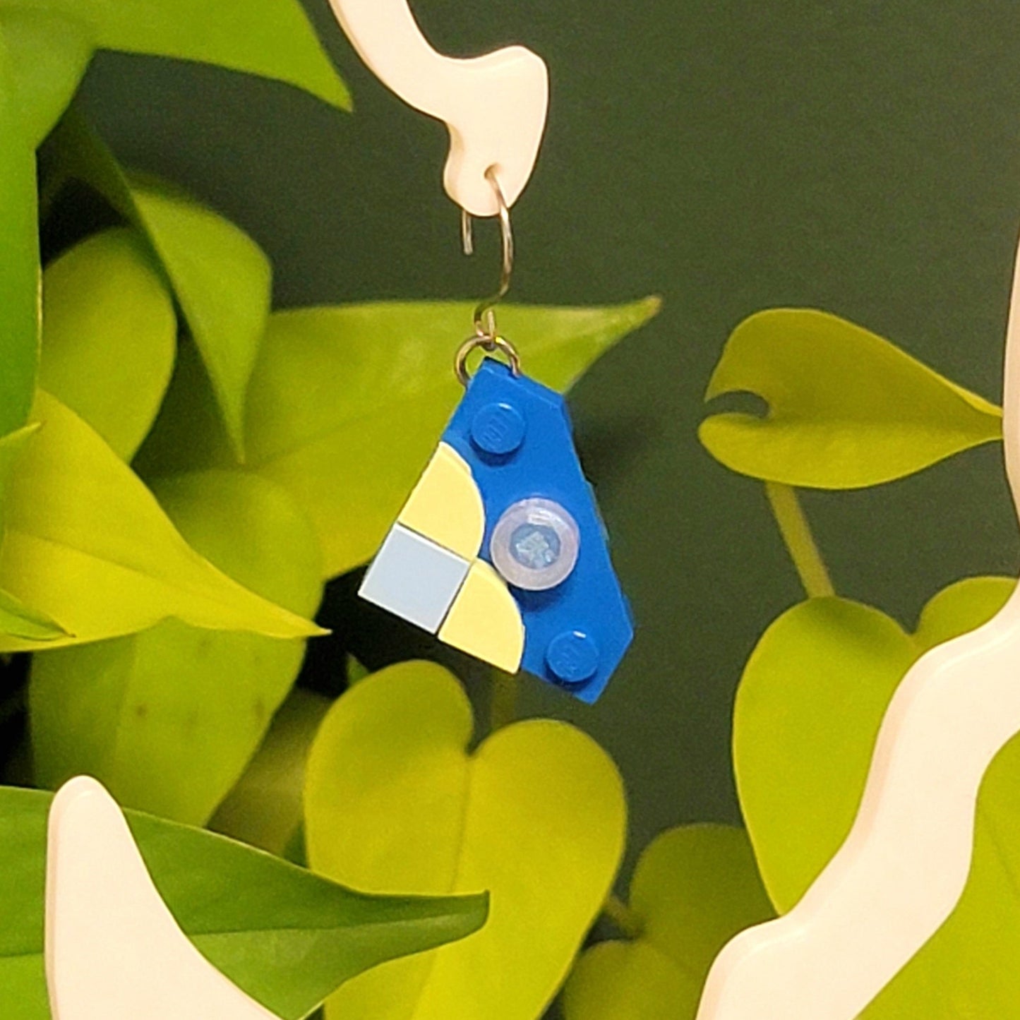 Mid-Mod Brick Earrings